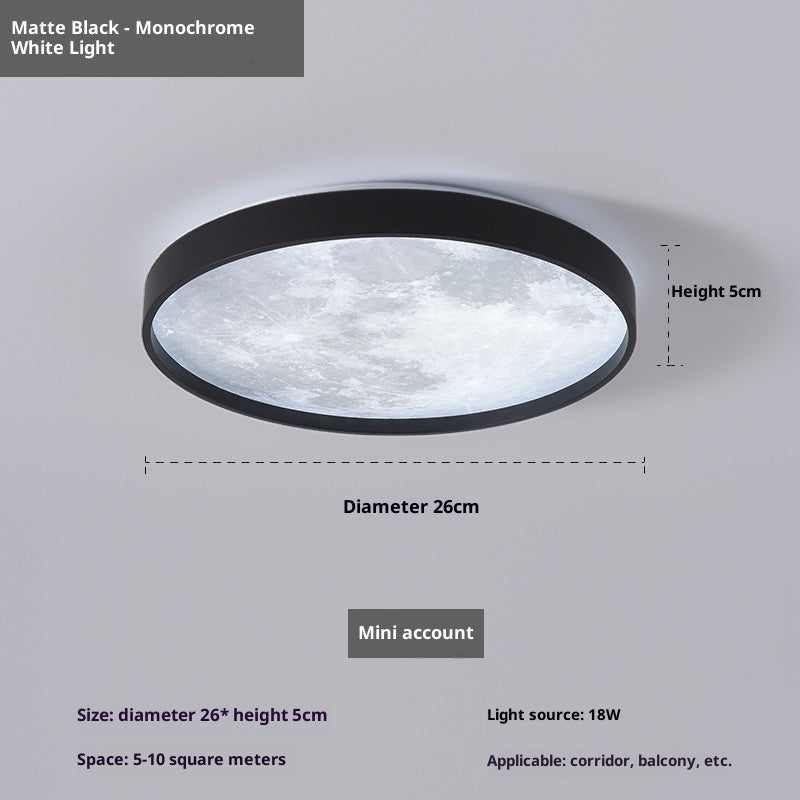 Ceiling light fixture with dimensions and features on a gray background