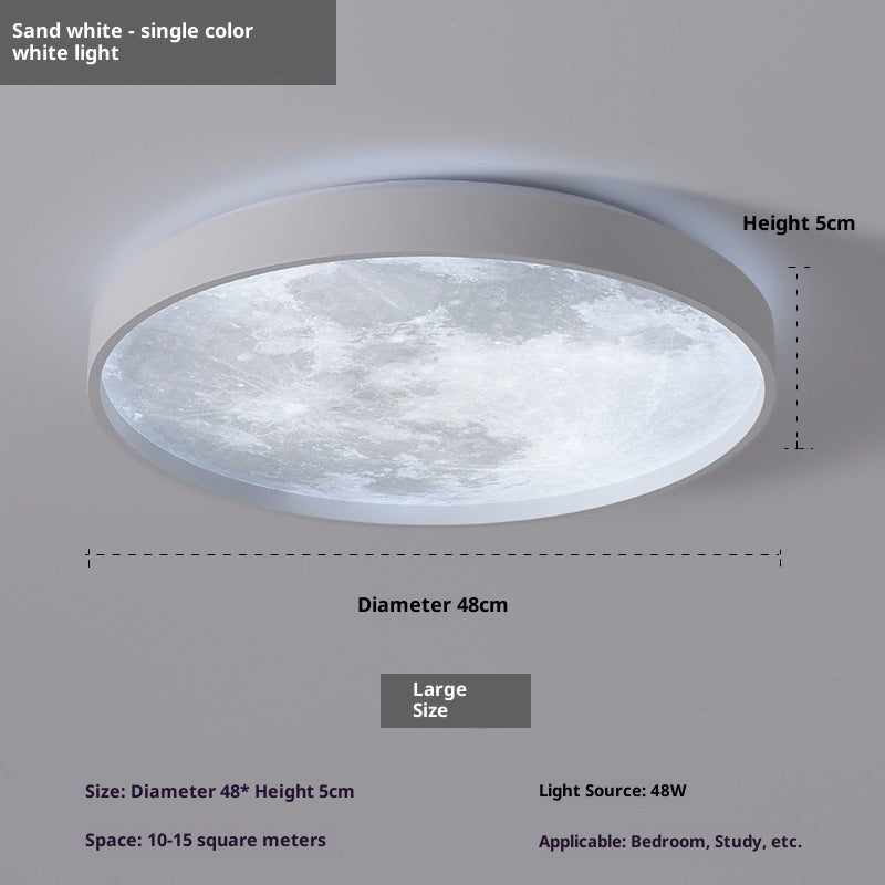 Ceiling light fixture with measurements and specifications on a gray background