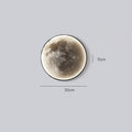 Mold growth on a circular surface with measurements indicated