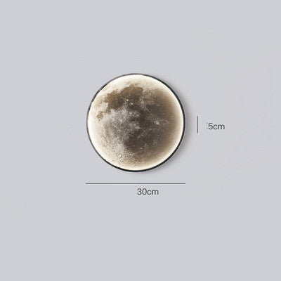 Mold growth on a circular surface with measurements indicated
