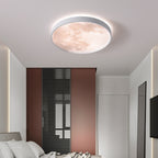 Ceiling light fixture in a modern bedroom setting