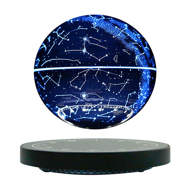 Star map projection device on a white background