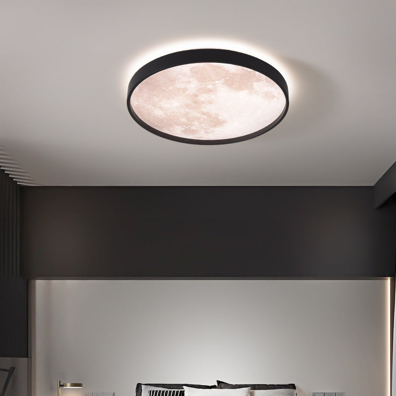 Ceiling light fixture in a modern interior setting