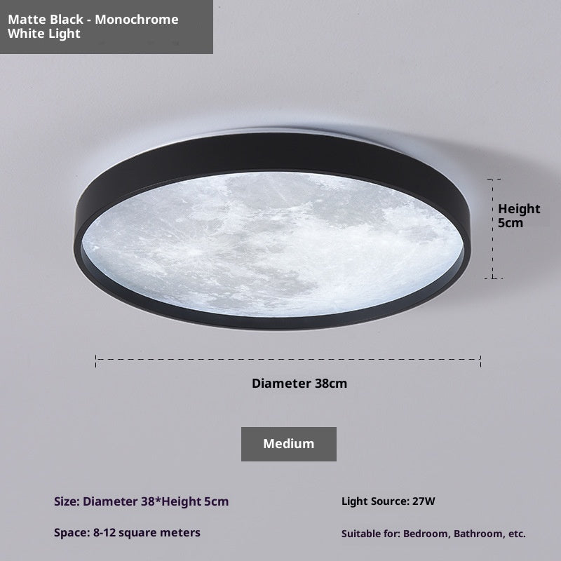 Ceiling light fixture with measurements and specifications on a gray background